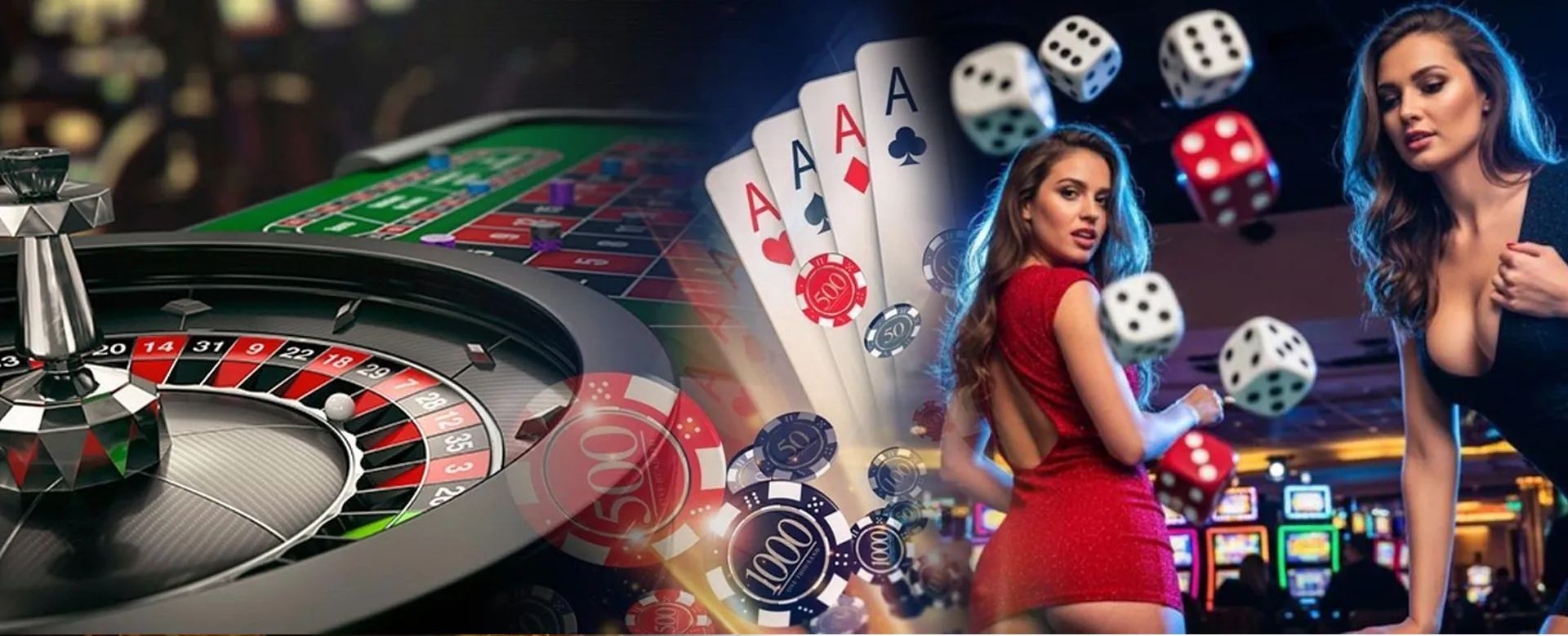 Jiliok Casino main visual with vibrant online slots and live dealer games